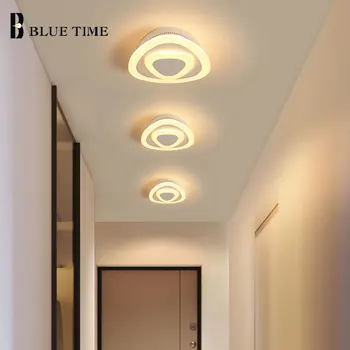 

Modern Ceiling Lights in Bedroom Living Room LED Aisle Lights Corridor Light Balcony Lights Ceiling Lamps Black &White Frame