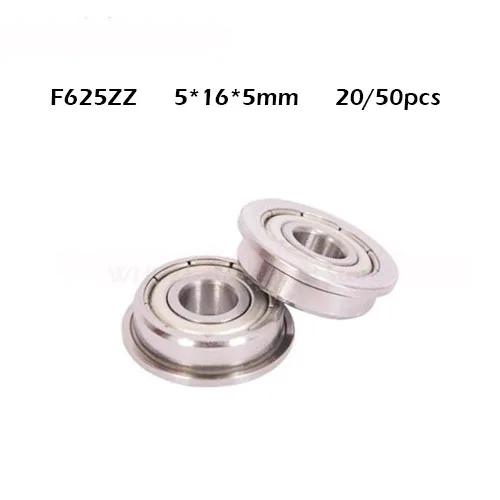 

Шарикоподшипники F625ZZ F625zz F625 zz фланцевые, 5x16x5 мм, RF1650ZZ, F625-2Z