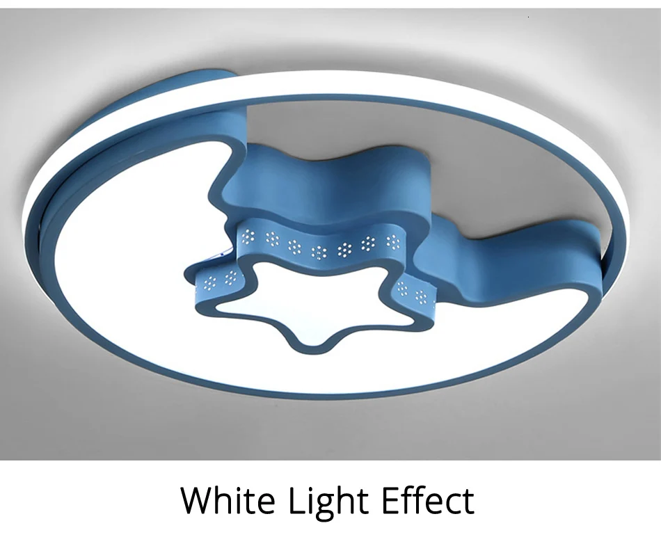 Потолочный светильник Звезда Луна детская лампа Креативный светодиодный светильник для спальни простое поколение мультфильм девочка детская комната освещение