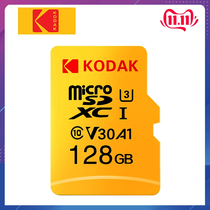 Высокоскоростная карта Micro SD Kodak 32 Гб 64 класс 10 U3 4K памяти 128 ГБ Флэш-карта 256 sd |