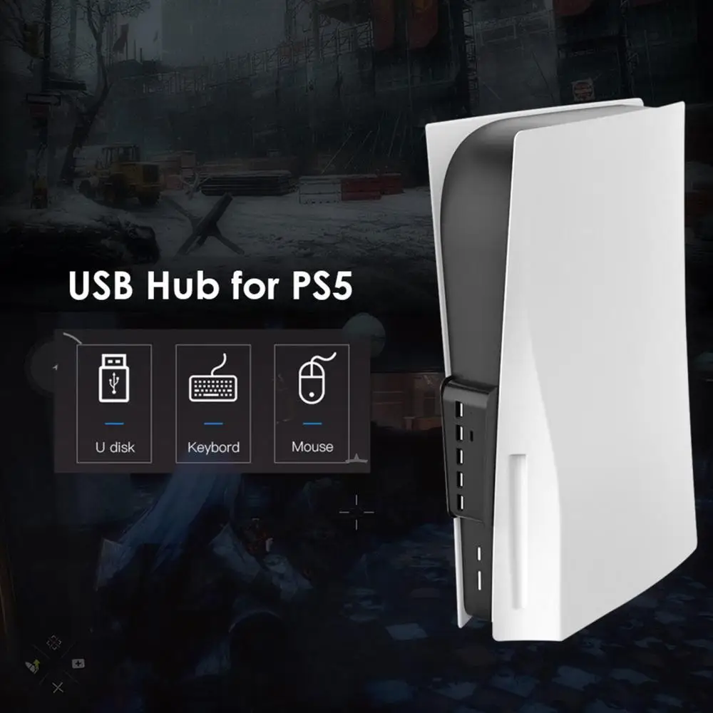 HUB Host Converter USB Type-c High-speed Transmission Expander Adapter for PS5 PS4 | Компьютеры и офис