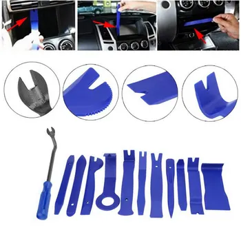 

12 pcs/set Panel Dashboard Installation Removal Repair Tools Car Disassembly Tools DVD Stereo Refit Kits Interior Plastic Trim