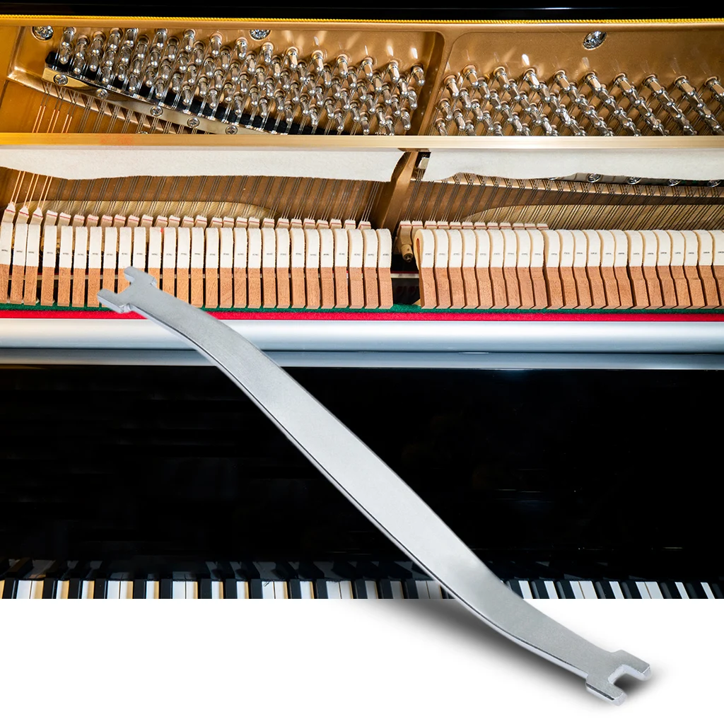 Piano Steel Capstan Screw Wrench Piano Regulating Tool Double Openings Piano Steel Capstan Screw Wrench Piano Regulating Tool Double Openings