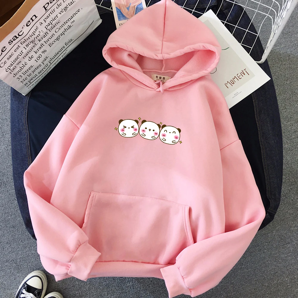 

Harajuku Japanese Cute Cat Print Hoodies Women Winter Plus Size Hooded Kawaii Korean Sweatshirt Cute Casual Female Itself Top