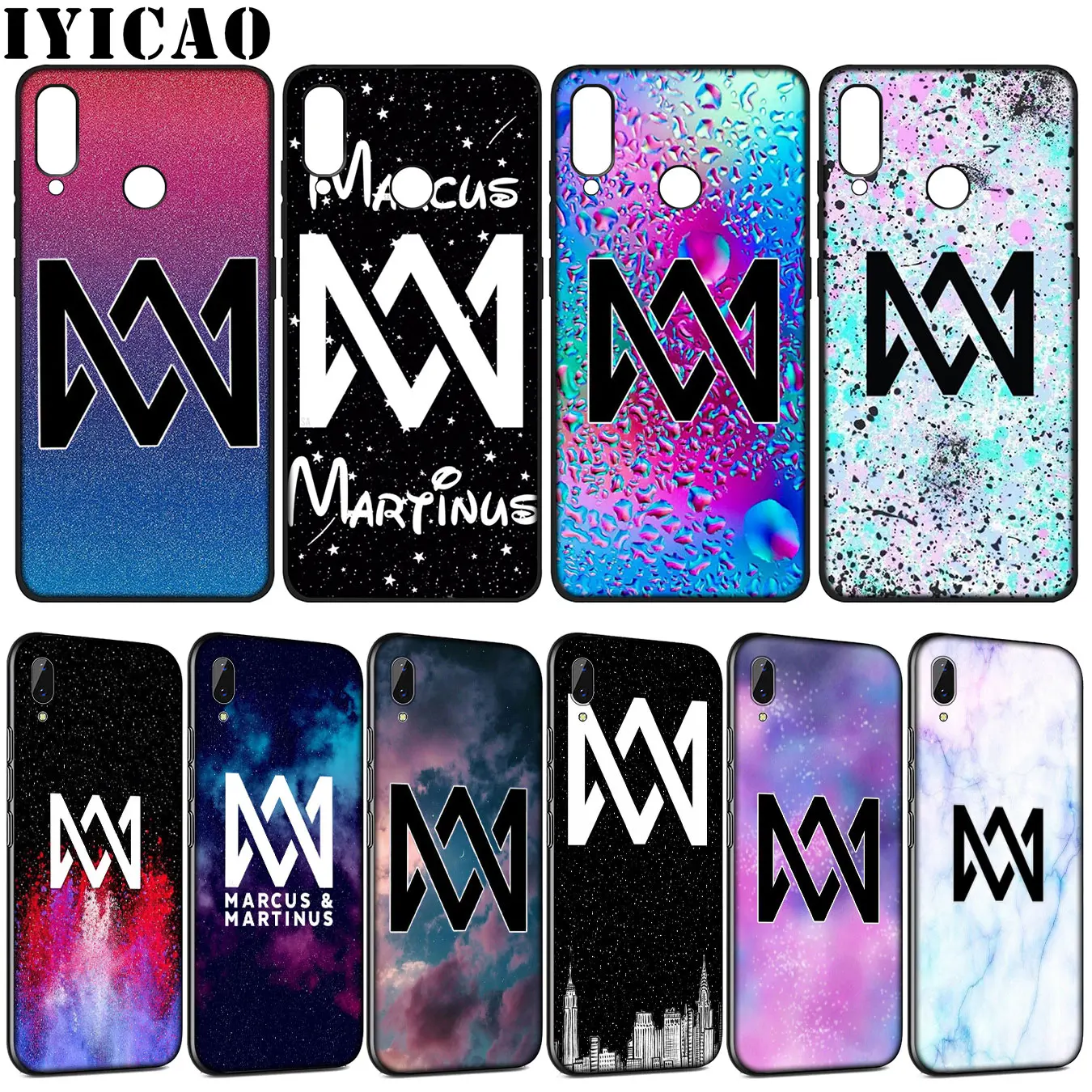 Мягкий силиконовый чехол IYICAO с логотипом Маркуса мартинуса для Huawei Y9 Y7 Y6 Prime 2019 Honor