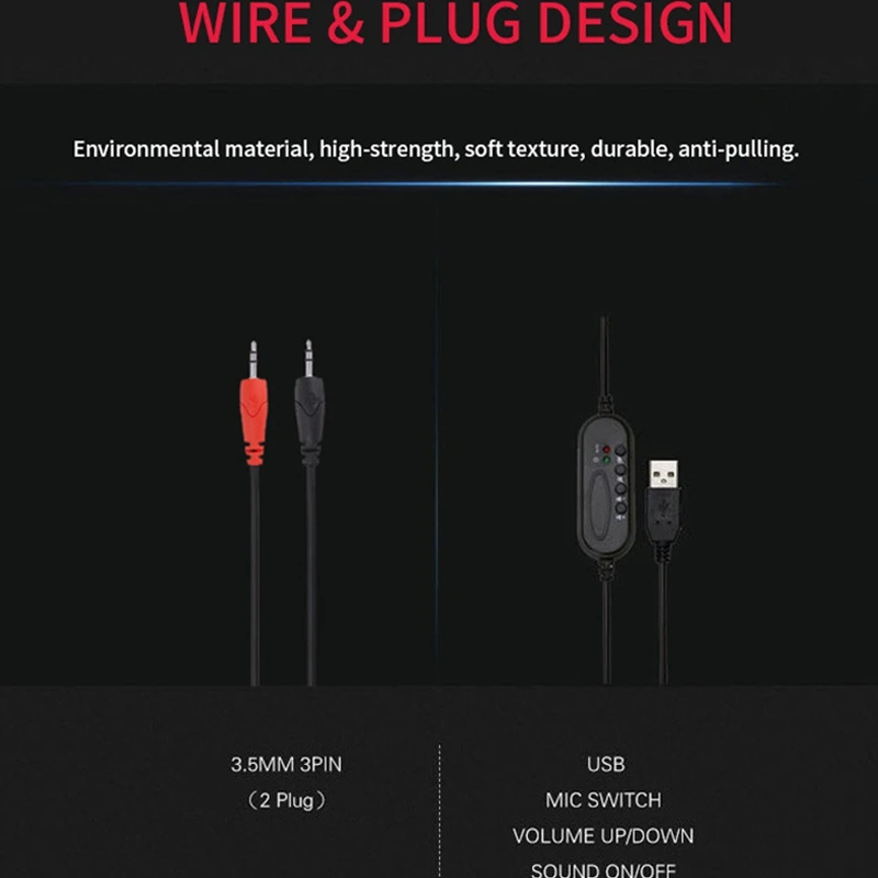 Telephone Headset USB with Microphone Noise Cancelling Computer PC Headset Call Center Telephone Headset