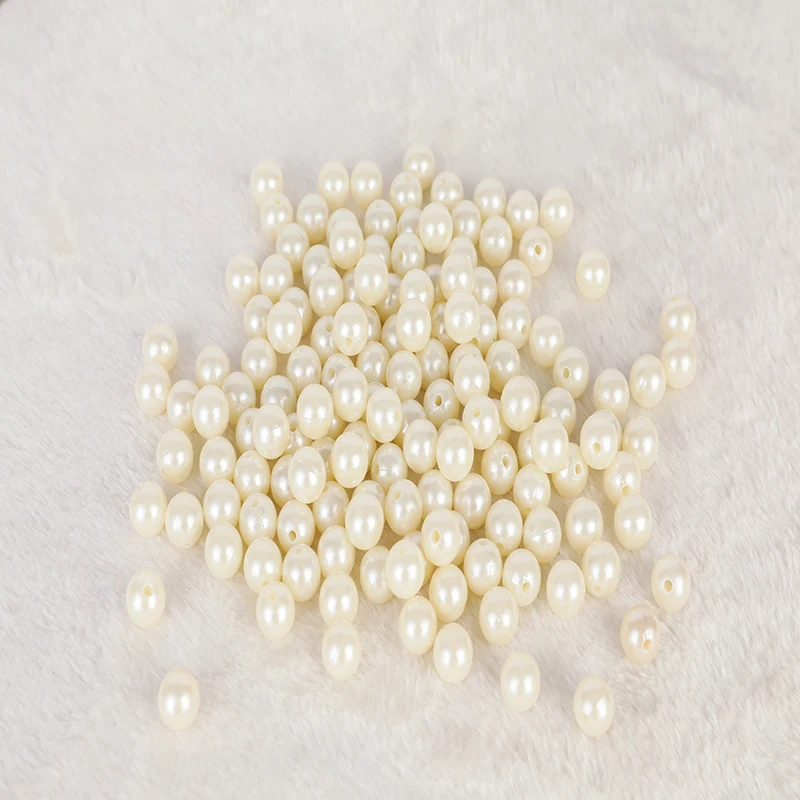 100PCS White beads Европейский металлический контейнер для хранения кистей для макияжа, карандаш для бровей, органайзер для макияжа из бисера, Хрустальная коробка для хранения ювелирных изделий - Цвет: 100PCS White beads