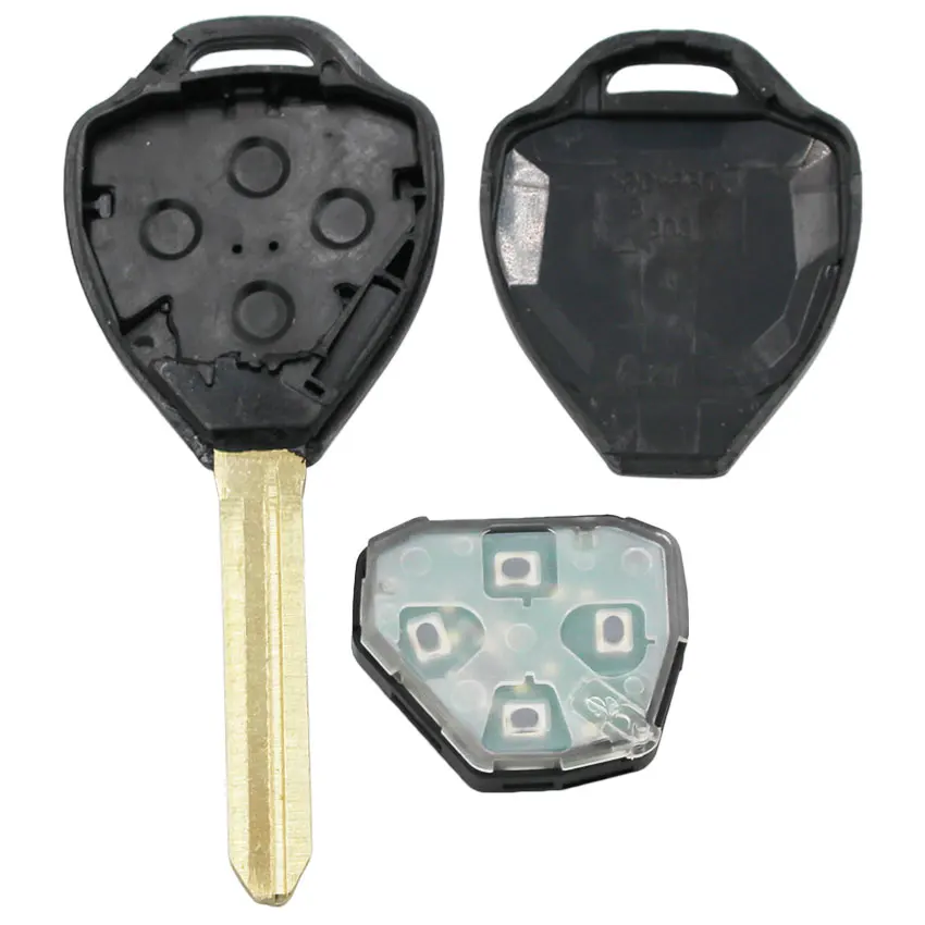 3 Buttons Remote Key 315Mhz With 4D-67 4D67 Chip inside for Toyota 2006-2010 TOY43 Blade 2+1 Buttons