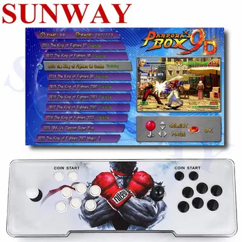 

Pandora's box 9D 2500 in 1 Arcade game console support 3P 4P tekken 1 game usb gamepad Plug and play support 3d game for Home/TV