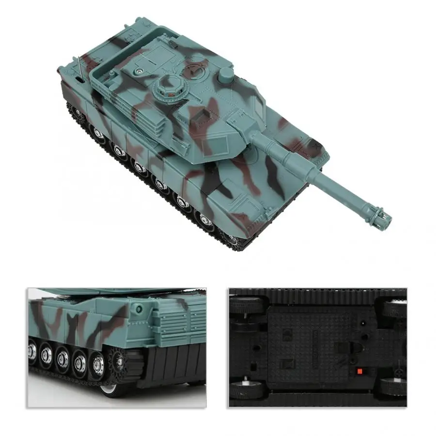 Мини пластиковый rc Танк высокая имитация Электрический перезаряжаемый 360 градусов Ручное Вращение бронированный автомобиль игрушка для детей подарок