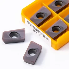 APMT 1604 M2 VP15TF Insert en carbure, Original, tournage externe, APMT 1604 H2 VP15TF, outil de fraisage de visage, fraise de tour, 10 pièces