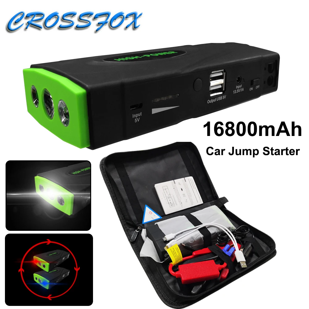 

Car Jump Starter Power Bank 600A 12V 16800mAh Portable Car Battery Booster Charger Starting Device Petrol Diesel Car Starter Bus