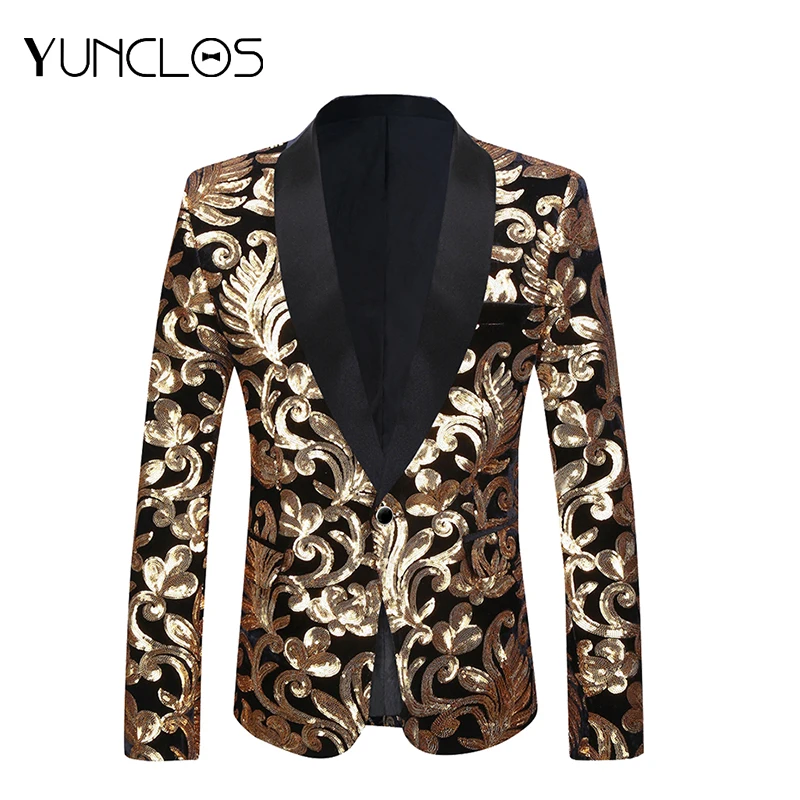 Hot Sale 2019 Business Blazer Men Sequin Party Jackets For Men Banquet Tuxedos Singer Stages England Style Men Blazer Hot Sale 2019 Business Blazer Men Sequin Party Jackets For Men Banquet Tuxedos Singer Stages England Style Men Blazer