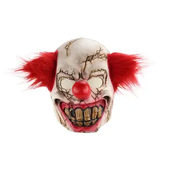 

Horror Ghost Face Clown Halloween Christmas Engaged Bar Dance Party Props Strange Latex Scary Mask