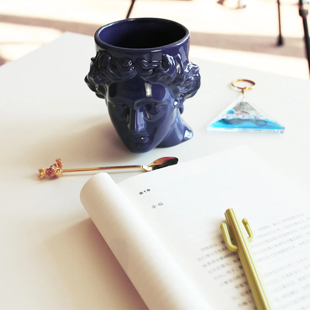 Креативный 3D стиль Давид скульптура керамическая кружка кофейная чайная молоко питьевой чашки с ручкой кофейная кружка для офиса Новинка подарок