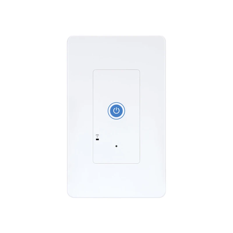W101TPB Sonoff TX US IW100/IW101 настенный Wifi умный сенсорный переключатель 15A с вилкой США работает с поддержкой EWeLink Alexa Google Home IFTTT - Комплект: W101TPB