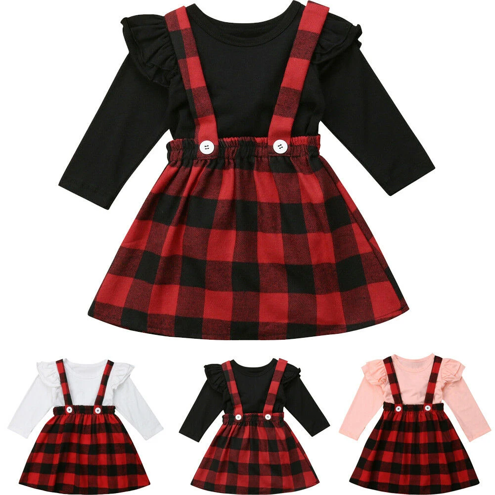 kinder tartan dress