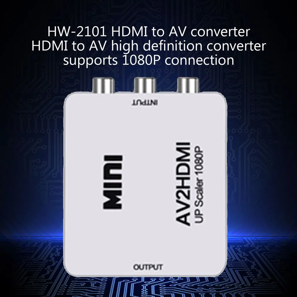 1080P HDMI в RCA AV/CVSB L/R адаптер видео конвертер HDMI2AV адаптер конвертер для NTSC PAL выход HDMI в AV адаптер