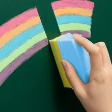 6 цветов белый беспыльный мел, канцелярские принадлежности Мел для отметки 6 баночек для воды Кухонные цвета Классная доска съемные ручки ручка растворимый