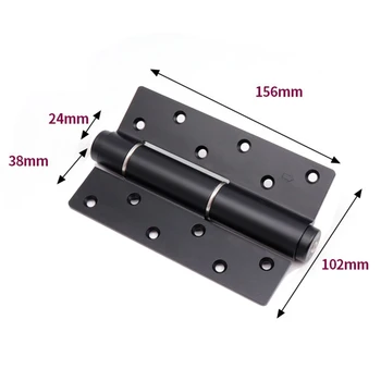 

1Pcs Space Aluminum Multifunctional Invisible Door Hydraulic Pressure Hinge Gate Bearing Hinge 6 Inch Spring Ktv Door Automati