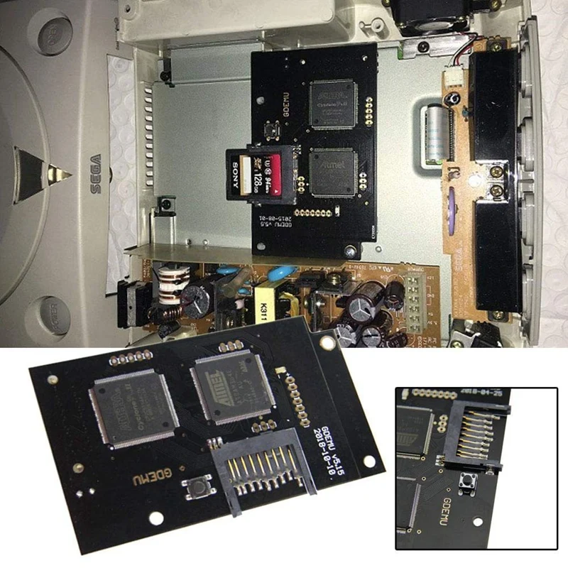 

Optical Drive Simulation Board for DC Game Machine The Second Generation Built-In Free Disk Replacement for Full New GDEMU