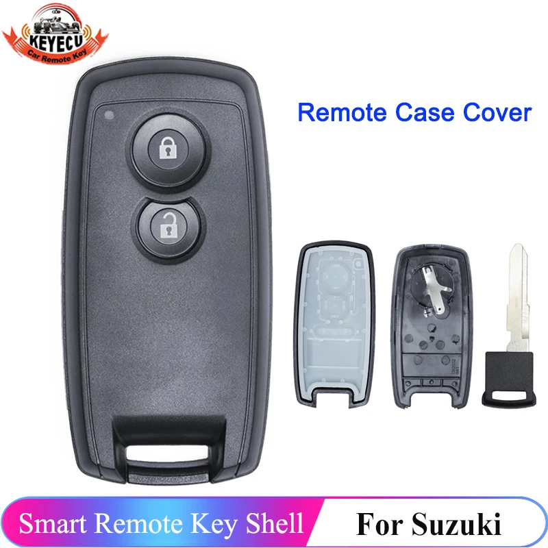 KEYECU Keyless Entry Remote Cover 2 Button Fob For Suzuki SX4 Grand Vitara  Swift 2006 2013 Key Case Shell with Uncut Blade|key shell 2 button|shell  replacementshell buttons - AliExpress