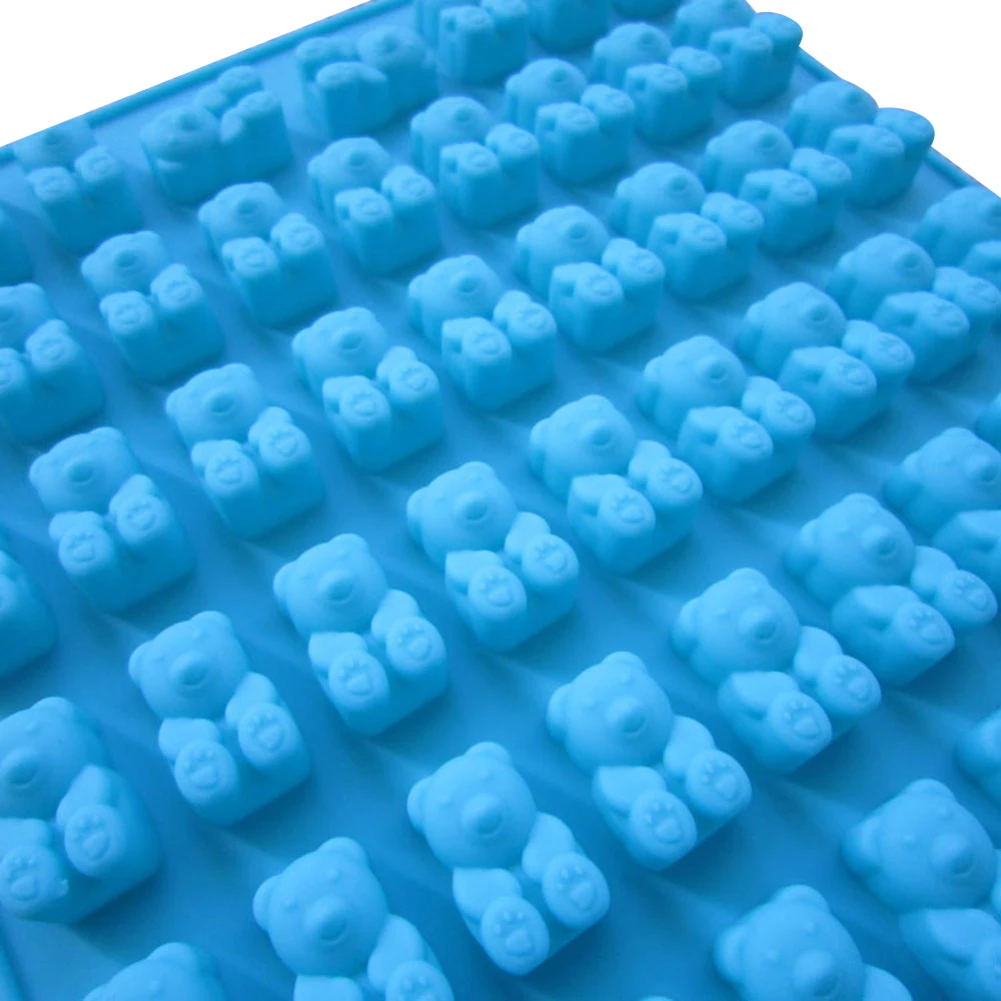 Силиконовая форма 3D Fondant 53 силиконовая для желейного мишки шоколадная ледяной