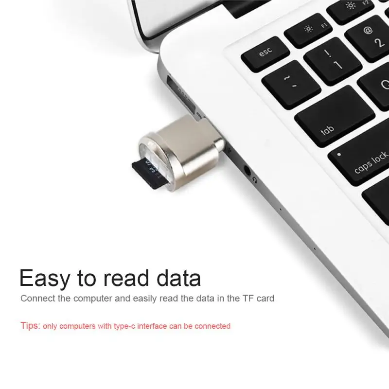 Мини брелок type C USB C для TF Micro SD карт памяти Адаптер конвертера OTG для Xiaomi huawei samsung