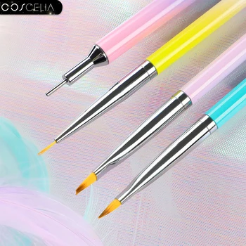

COSCELIA Brushes For Manicure For Nail Art Acrylic Nail Brush Liner Dotting Design Brushes For Nails Painting Drawing For UV Gel