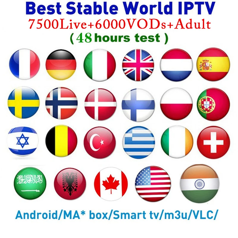 #*Cheap Italy iptv tv box 1 year subscription portugal UK germany belgium France Spain Netherland Sweden For M3U Enigma 2 Android TV Box