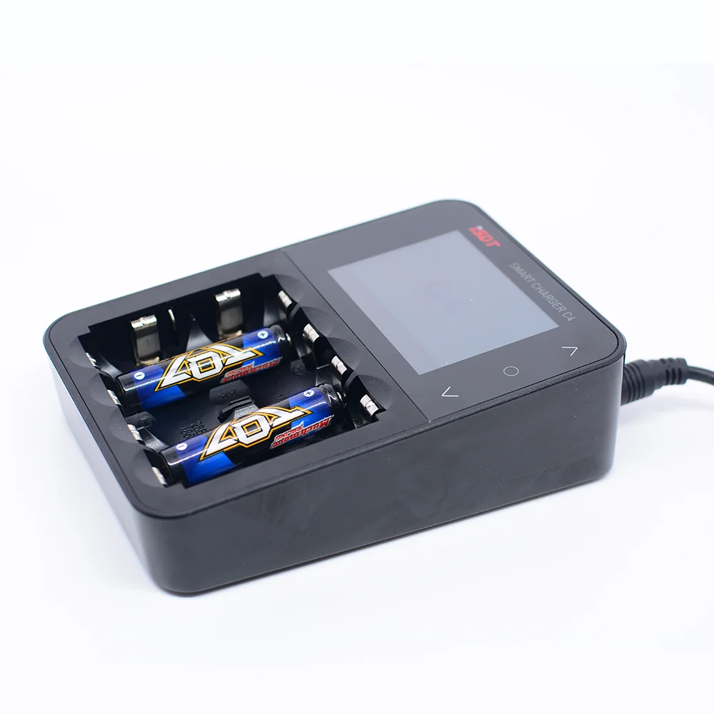  Original ISDT C4 8A Touch Screen Smart Battery Charger Screen With USB Output For 18650 26650 AA AA - 32853963802