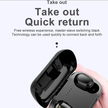 

Pro TWS Bluetooth 5.0 Wireless Earphones Headphones Earbuds Mini Stereo Headset Charging Box Wireless Headphone 9D Stereo Sports