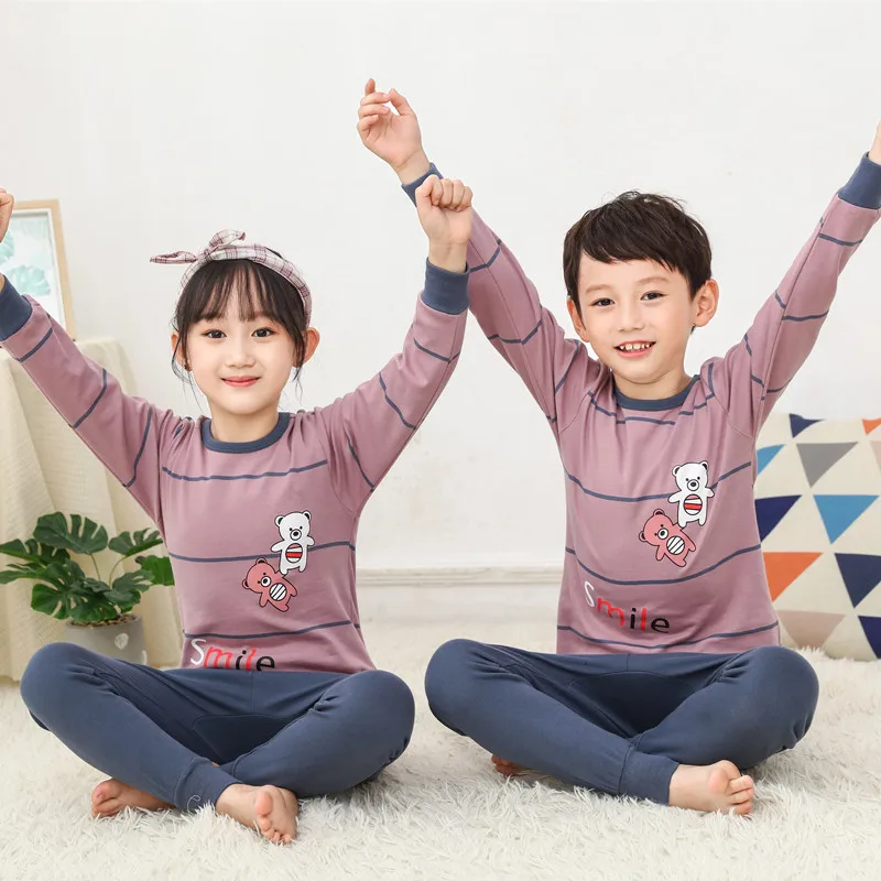

2019 Winter Autumn Kids Pajamas Baby Boys Clothing Cartoon Costume Long sleeve Pijamas Children Sleepwear Christmas Pajamas Sets