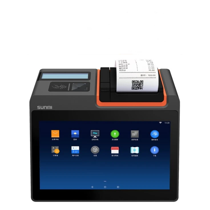 deksel Gemaakt van Toneelschrijver Kassa Afdrukken Een Touch Screen Bestellen Machine 80Mm Kleine Ticket  Printer|Printers| - AliExpress