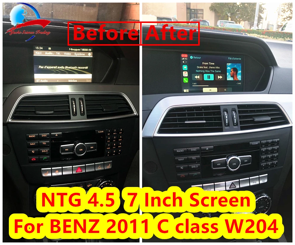 Беспроводной Apple CarPlay Android автоматическая машина коробочного модуль для всех Mercedes Benz NTG4.5/NTG 5,0 Системы W204 W205 W212 W176 W246 W253 класс