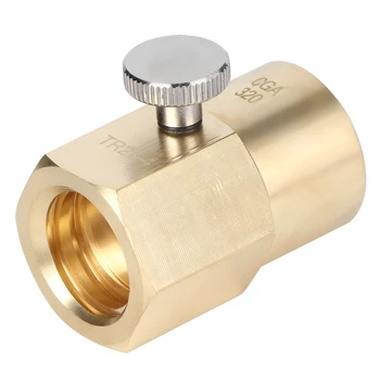 

Household Soda Bottle Soda Water Cylinder CO2 Refill Connector Adapter Accessories W21.8 to TR2 CGA320 to TR21.4