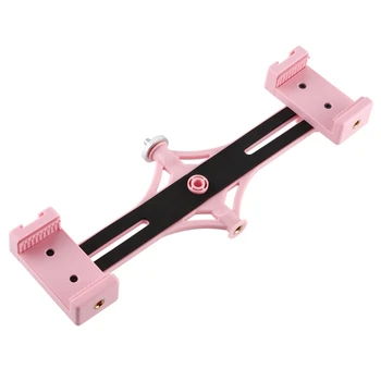 

PULUZ Live Broadcast Dual Phone Brackets Horizontal Holder for iPhone for Galaxy for Huawei for Xiaomi for Sony and Other Smart