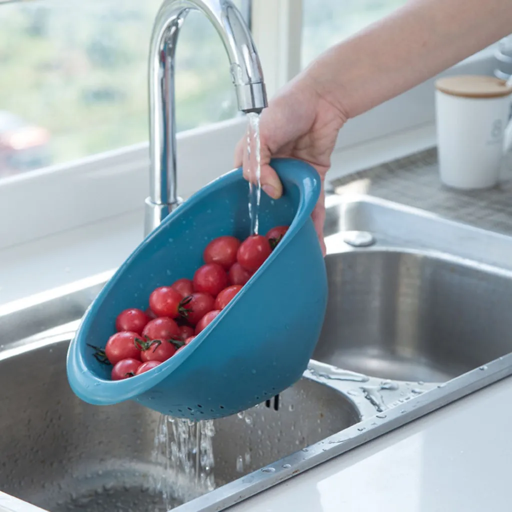 Пустотелая фруктовая миска, корзина для мытья фруктов, домашняя кухонная раковина, корзина для белья# C