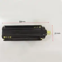  AAA Battery Holder 18650 Battery Tube Black Cylindrical Plastic Box Adapter Case Adapter Batteries Switcher 