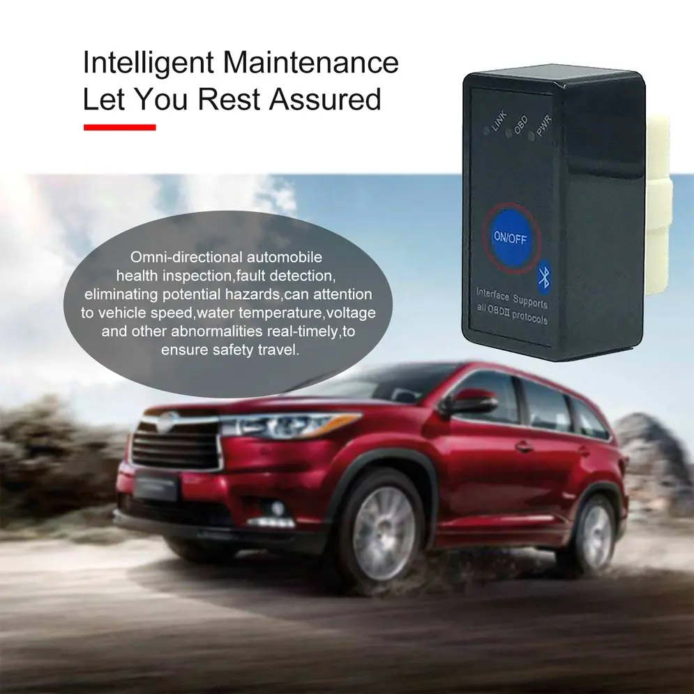 Переключатель ELM327 OBD-II инструмент диагностики автомобиля OBD2 OBD ELM 327 считыватель кодов для IOS/для Android/ПК