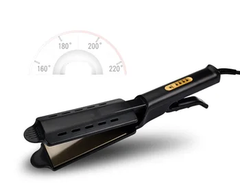 

Hair Straightener Four-gear temperature adjustment Ceramic Tourmaline Ionic Flat Iron Hair Straightener For Women Widen panel
