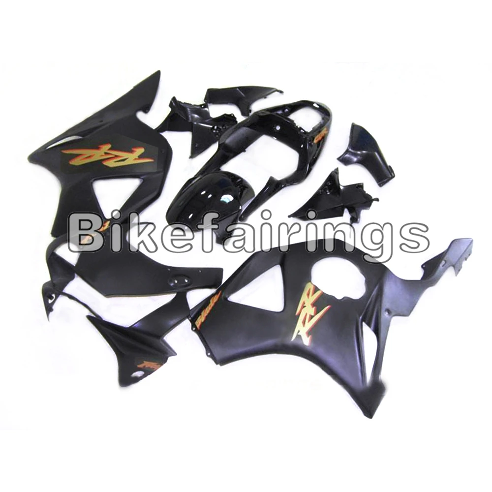 Матовый черный с золотыми наклейками Sportbike корпус для Honda CBR900RR 954 CBR954RR 2002 2003 крышки обтекателей мотоцикла