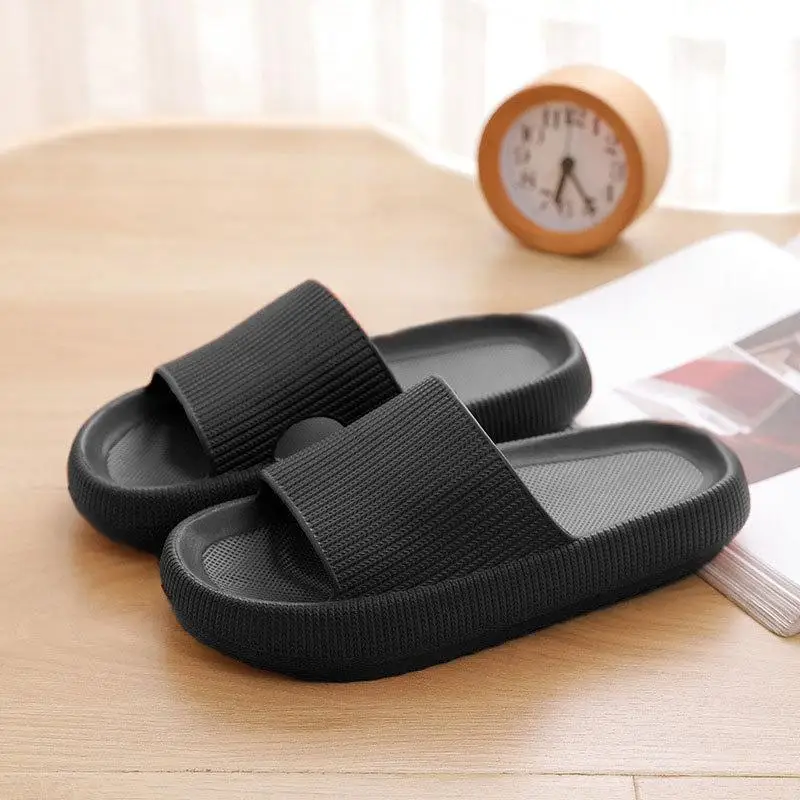 Thick Platform EVA Slippers Summer Beach Home Wearing Latest Technology-Super Soft Sole Anti-slip Shoes Indoor Fashion Slipper 