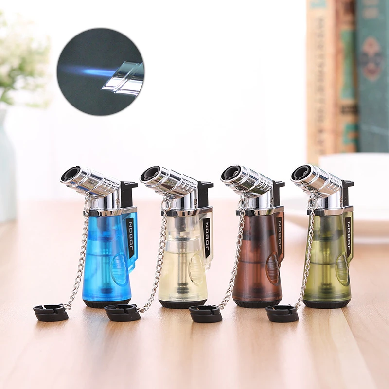 Мини-зажигалка Jobon струйная зажигалка с бутановым пламенем надувная