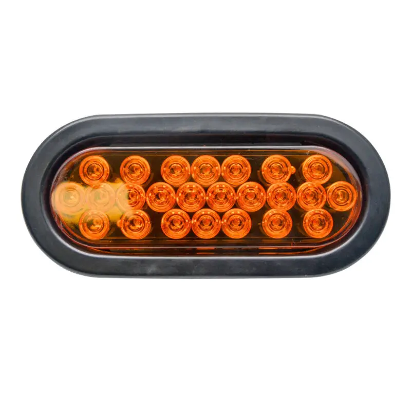 

2Pcs 12V LED Truck Side Marker Indicator Signal Light Car Trailer Rear Tail Lamp Yellow RV Camper Exterior Work Reversing Light