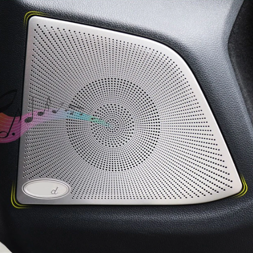 Для Ford Focus автомобильный Стайлинг Дверь ворота громкий динамик звук хромированный динамик накладка рамка наклейка интерьерные аксессуары