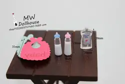 52 кукольный домик миниатюрные конфеты игрушка сцена модель кукольный домик аксессуары мини бутылочка для кормления салфетка G111