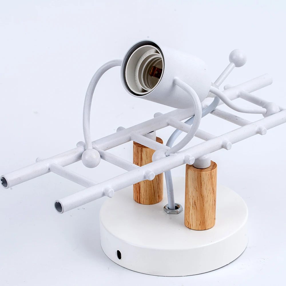 Günstige Nordic wand licht schlafzimmer kreative persönlichkeit lampe wenig mann klettern treppen wand lampe gang flur kinderzimmer nacht lampe