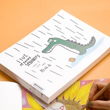 5 томов/наборов А4 дети ученик изображение граффити пустое изображение книга эскиз бумага студентов обратно в школу Живопись принадлежности