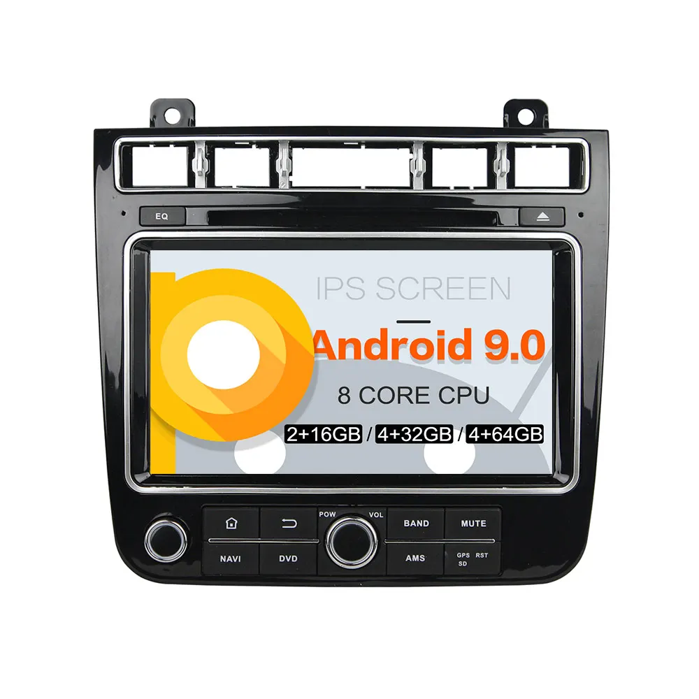 Flash Deal Autostereo Android 9 PX5/PX6 Car DVD Player GPS navigation For VW TOUAREG 2010 - 2017 head unit multimedia player tape recorder 0